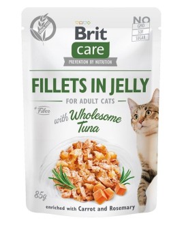 BRIT Care Fillets in Jelly filety z tuńczykiem w galaretce - mokra karma dla kota - 85 g