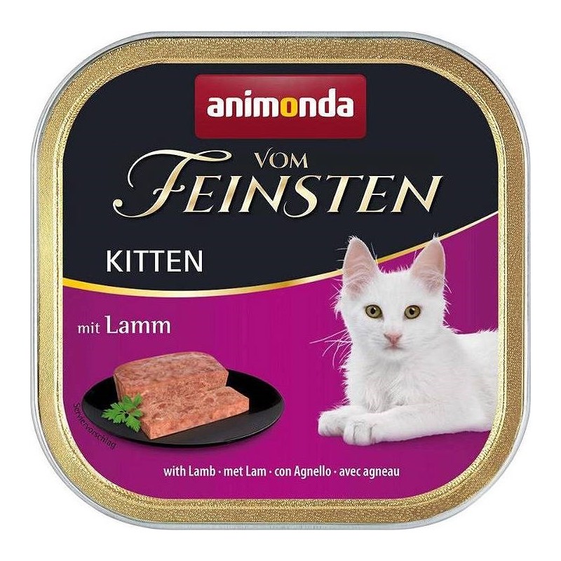 ANIMONDA Vom Feinsten Kitten jagnięcina - mokra karma dla kota - 100g