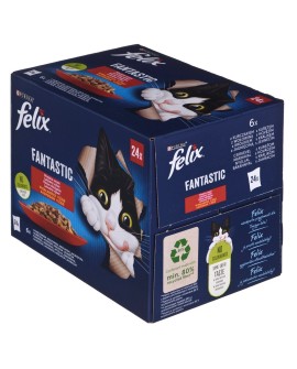 PURINA Felix Fantastic: wiejskie smaki - karma dla kota - 24 x 85g