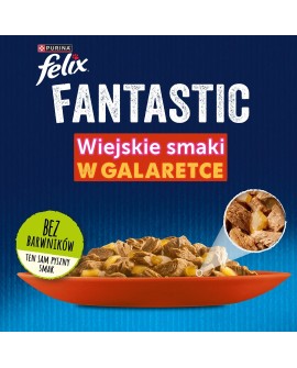 PURINA Felix Fantastic: wiejskie smaki - karma dla kota - 24 x 85g