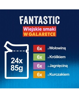 PURINA Felix Fantastic: wiejskie smaki - karma dla kota - 24 x 85g