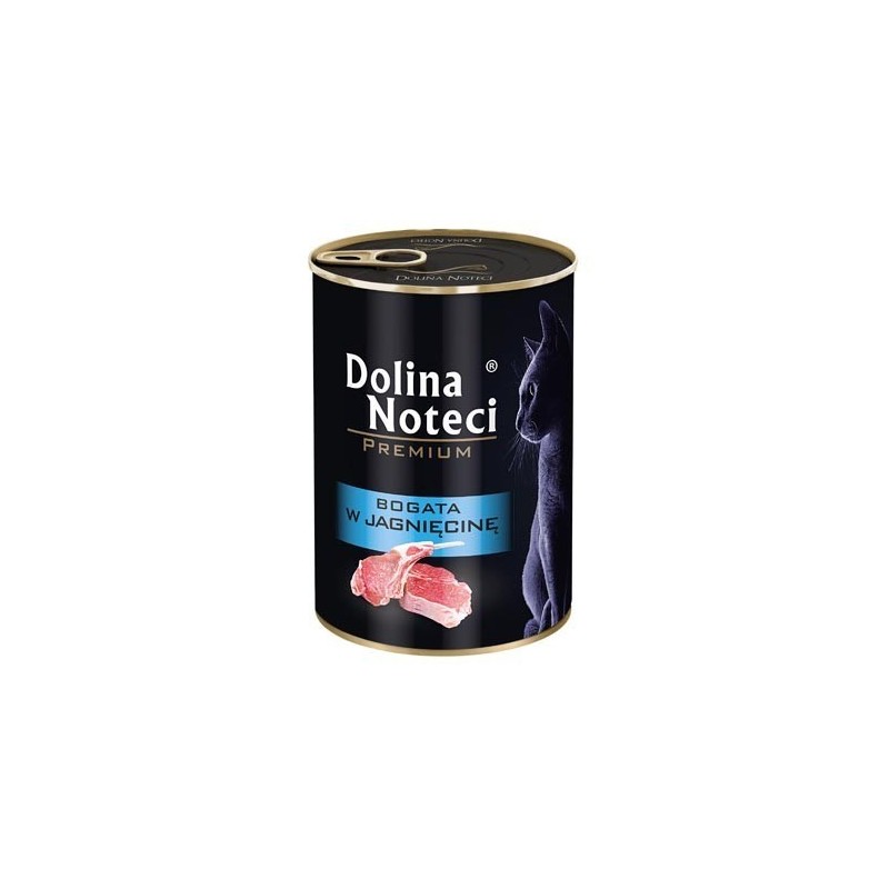 DOLINA NOTECI Premium bogata w jagnięcinę - mokra karma dla kota - 400 g