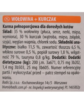 ANIMONDA Carny Adult wołowina i kurczak - mokra karma dla kota - 800g
