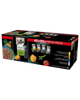 SHEBA Nature's Collection Mix - mokra karma dla kota - 40x85 g