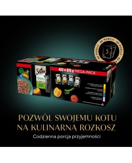 SHEBA Nature's Collection Mix - mokra karma dla kota - 40x85 g