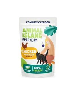 ANIMAL ISLAND Wołowina / Kurczak w filecie - Karma mokra dla kotów - 4x85g