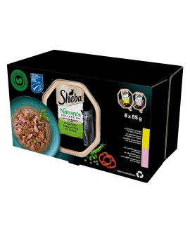 SHEBA Nature's collection mix smaków dla kota8x85g