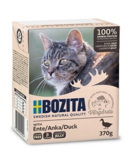 BOZITA Mięsne kawałki z kaczką w galaretce 370g
