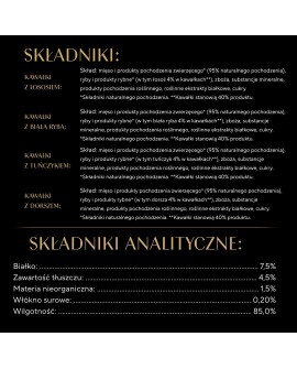 SHEBA Sauce Collection Mix Smaków rybnych w sosie - Mokra karma dla kota - 40x85g