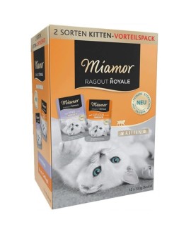 MIAMOR Ragout Royale Kitten mix w galaretce 12x100g