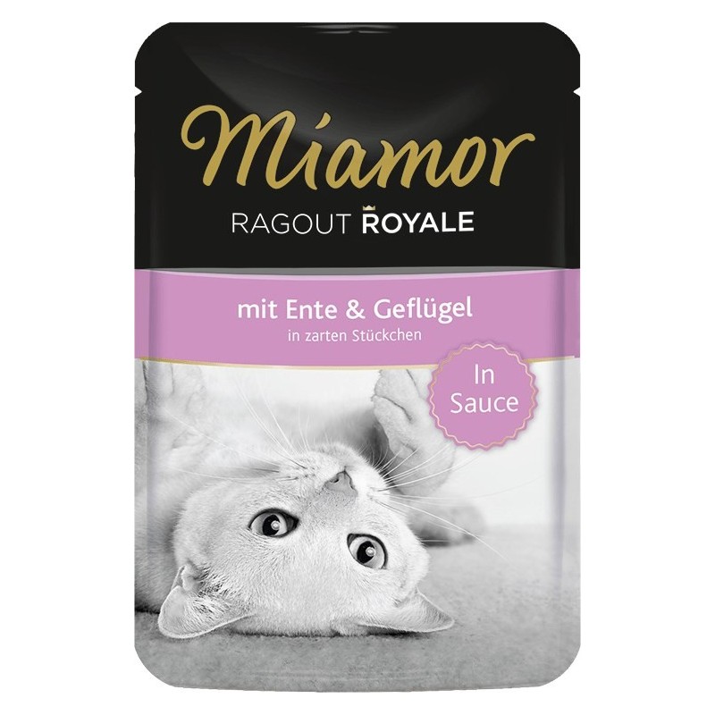 MIAMOR Ragout Royale smak: kaczka z drobiem w sosie - saszetka 100g