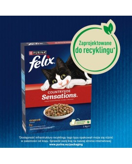 Purina FELIX Countryside Sensations Wołowina 1kg