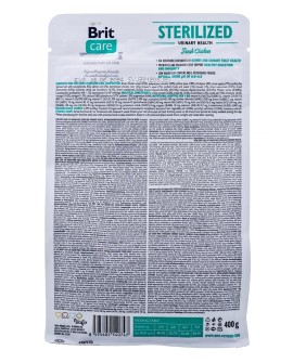 Brit Care Cat Grain-Free Sterilized Urinary - sucha karma dla kota - 400 g