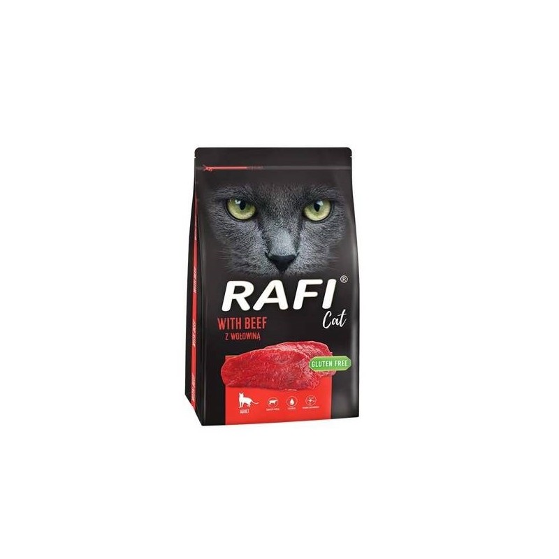 DOLINA NOTECI Rafi Cat z wołowiną - sucha karma dla kota - 7 kg