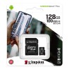 Kingston karta Canvas Select Plus, 128GB, micro SDXC, SDCS2/128GB, UHS-I U1 (Class 10), z adapterm, A1
