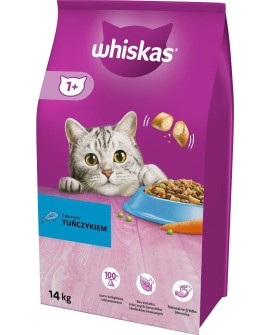 WHISKAS Adult Tuńczyk z warzywami - sucha karma dla kota - 14 kg