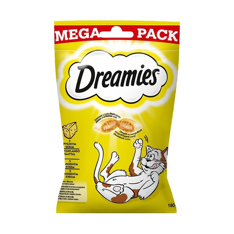 DREAMIES z żółtym serem 180g