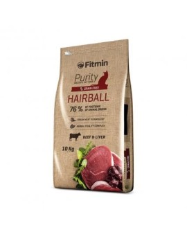 FITMIN Cat Purity Hairball - sucha karma dla kota - 10 kg