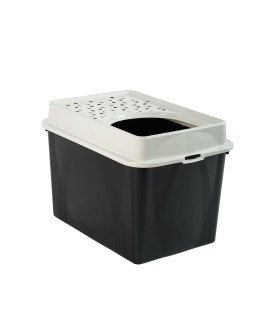 Rotho Toaleta BERTY Top Entry Eco black kot