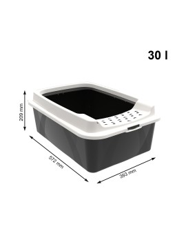 Rotho Kuweta BONNIE Eco black dla kota