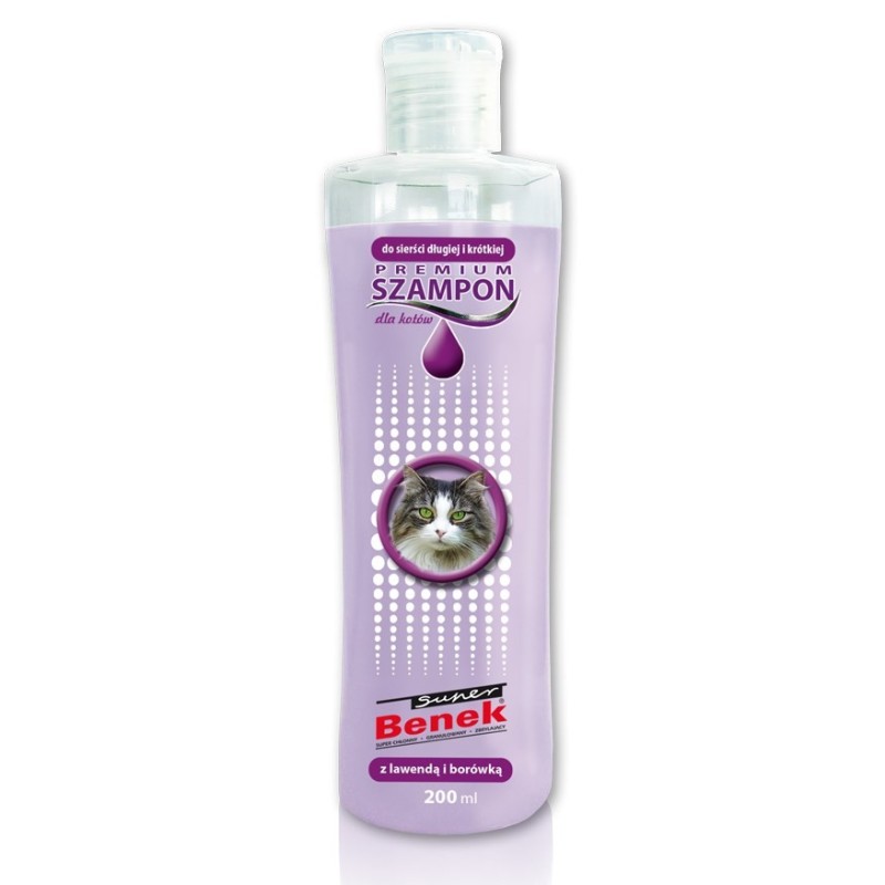 CERTECH Szampon z lawendą i borówką dla kotów PREMIUM 200ml