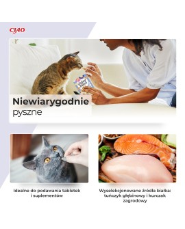 INABA CAT JUICY BITES kurczak i tunczyk - przysmak dla kota 3 x 11 g