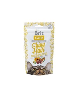 BRIT Care Cat Snack SHINY Hair - przysmak dla kota - 50 g