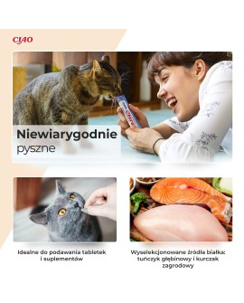 INABA CAT CHURU VARIETIES tuńczyk - przysmak dla kota 40x14 g