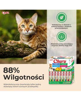INABA CAT CHURU VARIETIES tuńczyk - przysmak dla kota 40x14 g