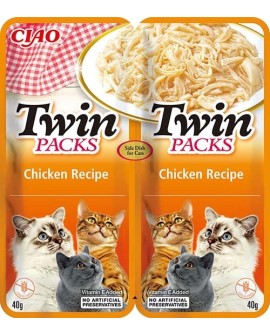 INABA CAT TWIN kurczak z krabem - przysmak dla kota 2 x 40 g