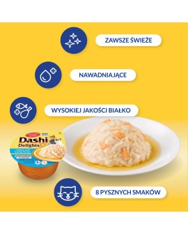 INABA DASHI DELIGHTS Kurczak Przegrzebki 70g bulion dla kota