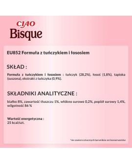 INABA CIAO Gęsta zupa z tuńczykiem i łososiem 40g