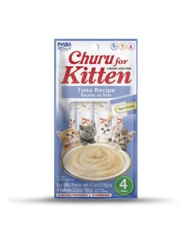 INABA CHURU KITTEN Tuńczyk - przysmak dla kociąt - 4x14g (56g)