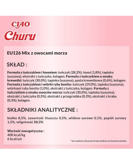 INABA CHURU Varietes Owoce morza -przysmak dla kota 20x14 g