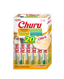 INABA CAT CHURU VARIETIES - kurczak - przysmak dla kota 20 x 14 g