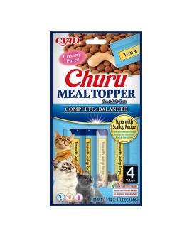 INABA MEAL TOPPER Tuńczyk z przegrzebkiem-kot 4x14g