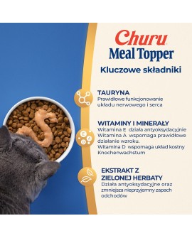 INABA MEAL TOPPER Tuńczyk z przegrzebkiem-kot 4x14g