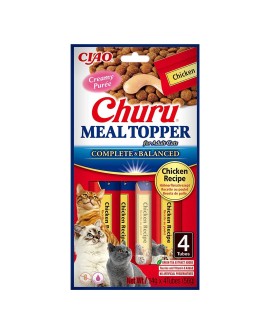 INABA MEAL TOPPER Kurczak - kot 4x14g