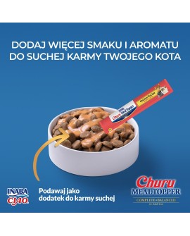 INABA MEAL TOPPER Kurczak - kot 4x14g