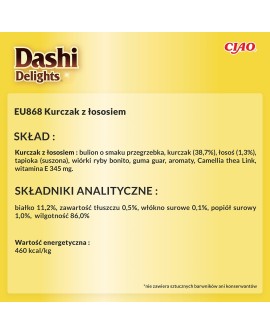 INABA DASHI DELIGHTS Łosoś 70g bulion dla kota