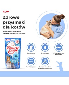 Przysmak CHURU Pops Tuńczyk dla kota 4x14g