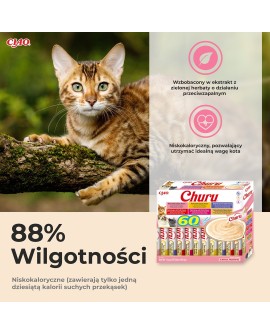 INABA CAT CHURU VARIETIES tuńczyk - przysmak dla kota 60 x 14 g