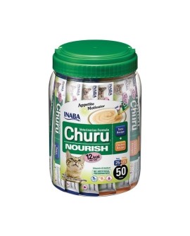Przysmak Inaba CHURU NOURISH Tuńczyk i kurczak dla kota 50x14g