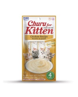 INABA CHURU KITTEN Kurczak - przysmak dla kociąt - 4x14g (56g)