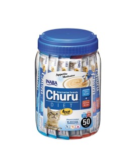 Przysmak Inaba CHURU DIET Tuńczyk i kurczak dla kota 50x14g