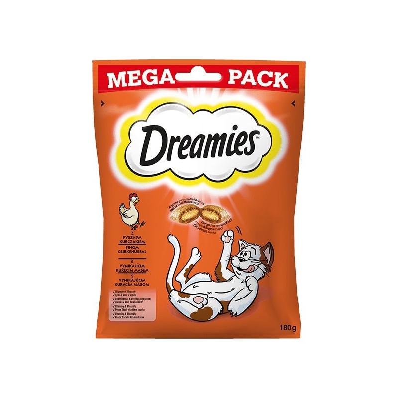 DREAMIES z kurczakiem 180g