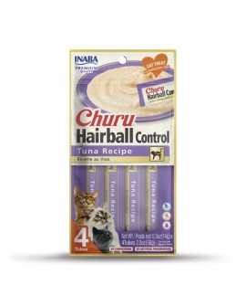 INABA CHURU HAIRBALL Tuńczyk - przysmak dla kota - 4x14g (56g)