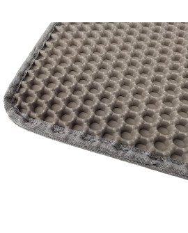 DIAMENTIQ Mata pod kuwetę dla kota wycieraczka box Szary prostokąt 45x60