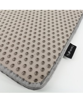 DIAMENTIQ Mata pod kuwetę dla kota wycieraczka box Szary prostokąt 45x60
