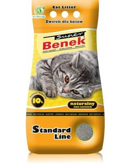 CERTECH Super Benek Standard Naturalny - żwirek dla kota zbrylający 10 l